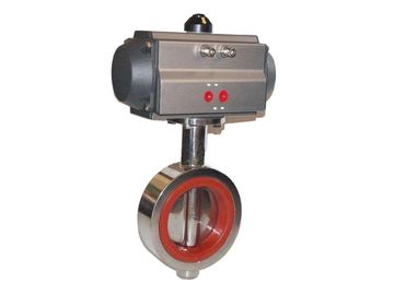 stainless Steel Pneumatic butterfly Valve