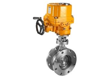 Electrically Explosion-proof actuated butterfly valve