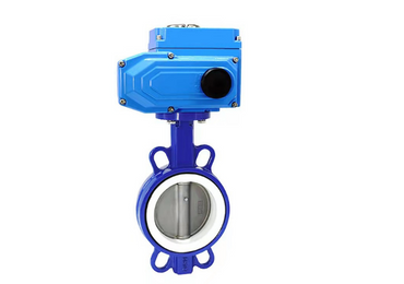 Electrically actuated butterfly valve