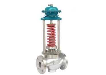 Self regulated pressure control valve