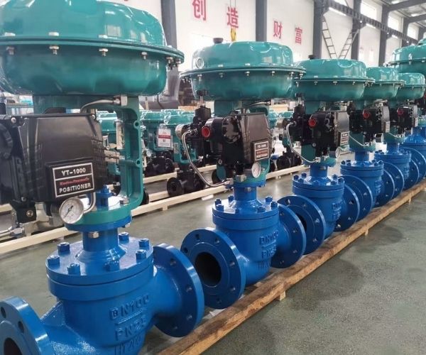city gas application-pneumatic control valve