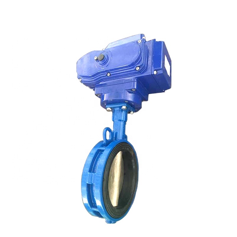 Figure 2 wafer connection electric butterfly valve