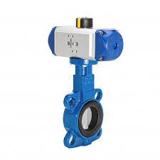 Wafer connection pneumatic butterfly valves