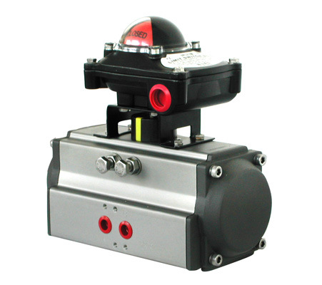 2.Pneumatic Actuator with Limit Switch Box