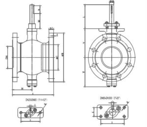flange connection segment ball valve