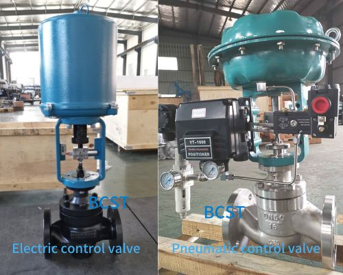 Pneumatic and electric valves