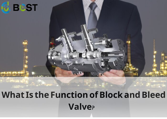block and bleed valve