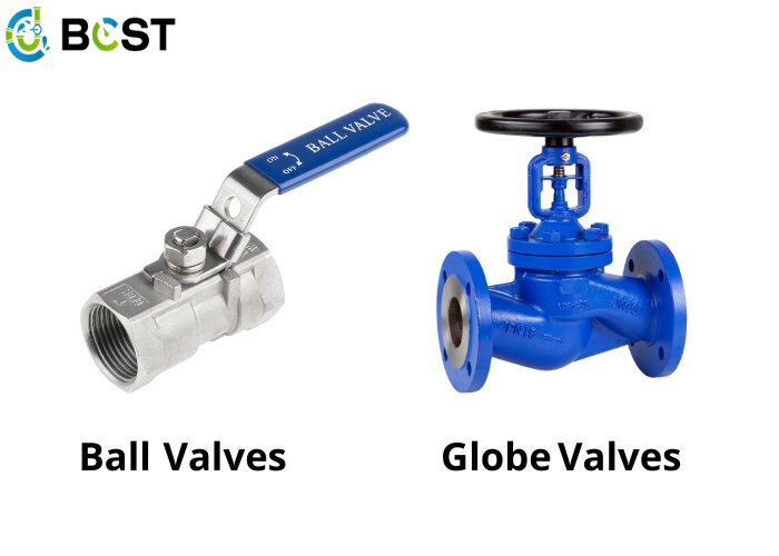 ball valves globe valves