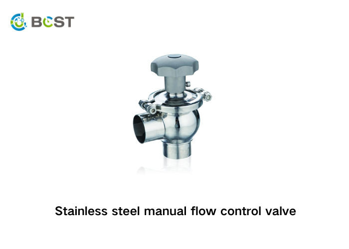 Stainless steel manual flow control valve