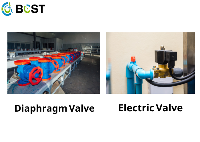 diaphragm valve and electric valve