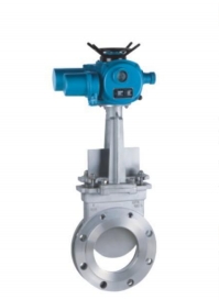 Electric actuated Knife Gate Valve